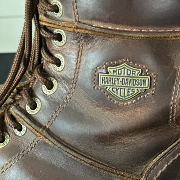 Harley-Davidson Men's Brown Leather Boots - Picture 7 of 10